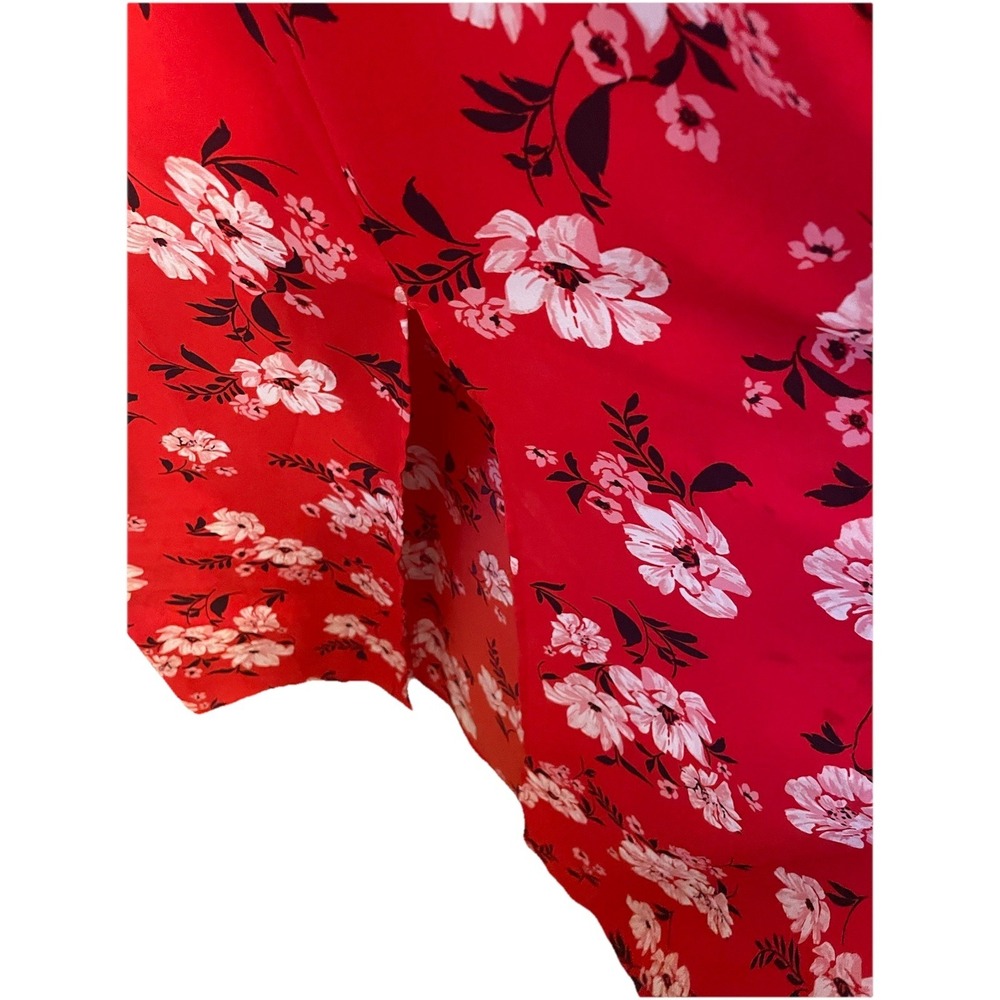 Candies Floral Maxi Dress Lace Corset Front Slit Cottagecore M - Picture 5 of 10